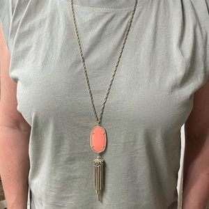 Kendra Scott Rayne Gold Long Pendant Necklace